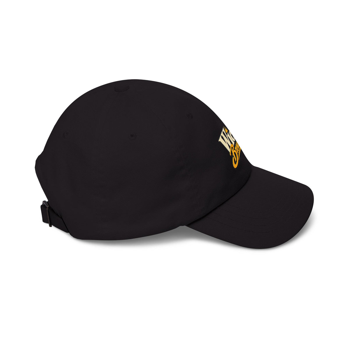 Wicked Brown Cow Logotype Black DTF Cap